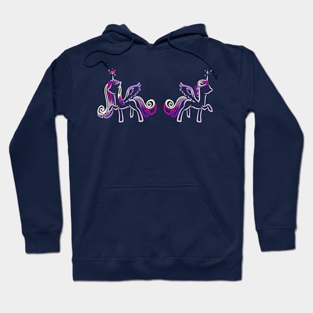 Tribal Pony - Princess Cadance Hoodie by Alaina Williams